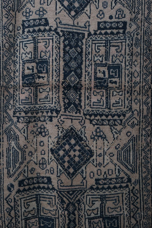Vintage Herki Runner Rug 3'6'' x 10'4''