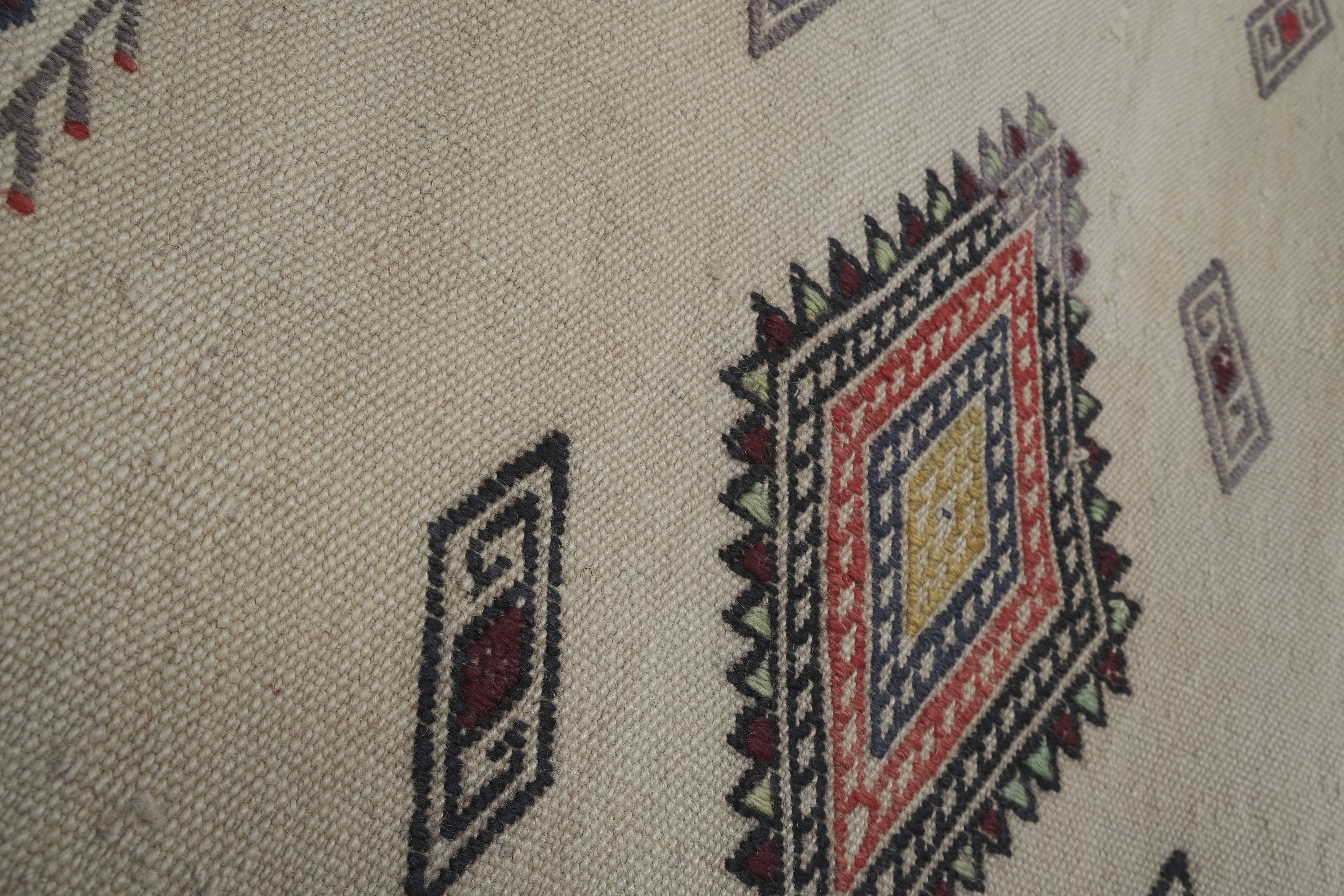 Vintage Turkish Kilim Runner 1'11'' x 13'8''