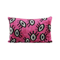 Silk Ikat Velvet Pillow Cover | 16'' x 22''