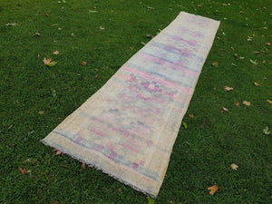 Vintage Oushak Runner 3' x 16'2''