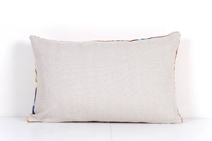 Silk Ikat Velvet Pillow Cover | 16'' x 24''