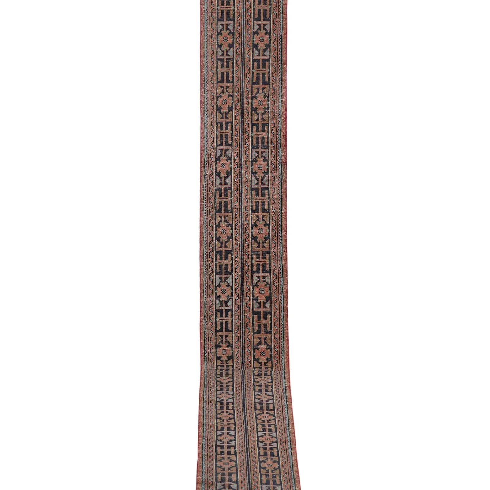 Vintage Turkish Anatolian Runner Rug 2'1'' x 20'8''
