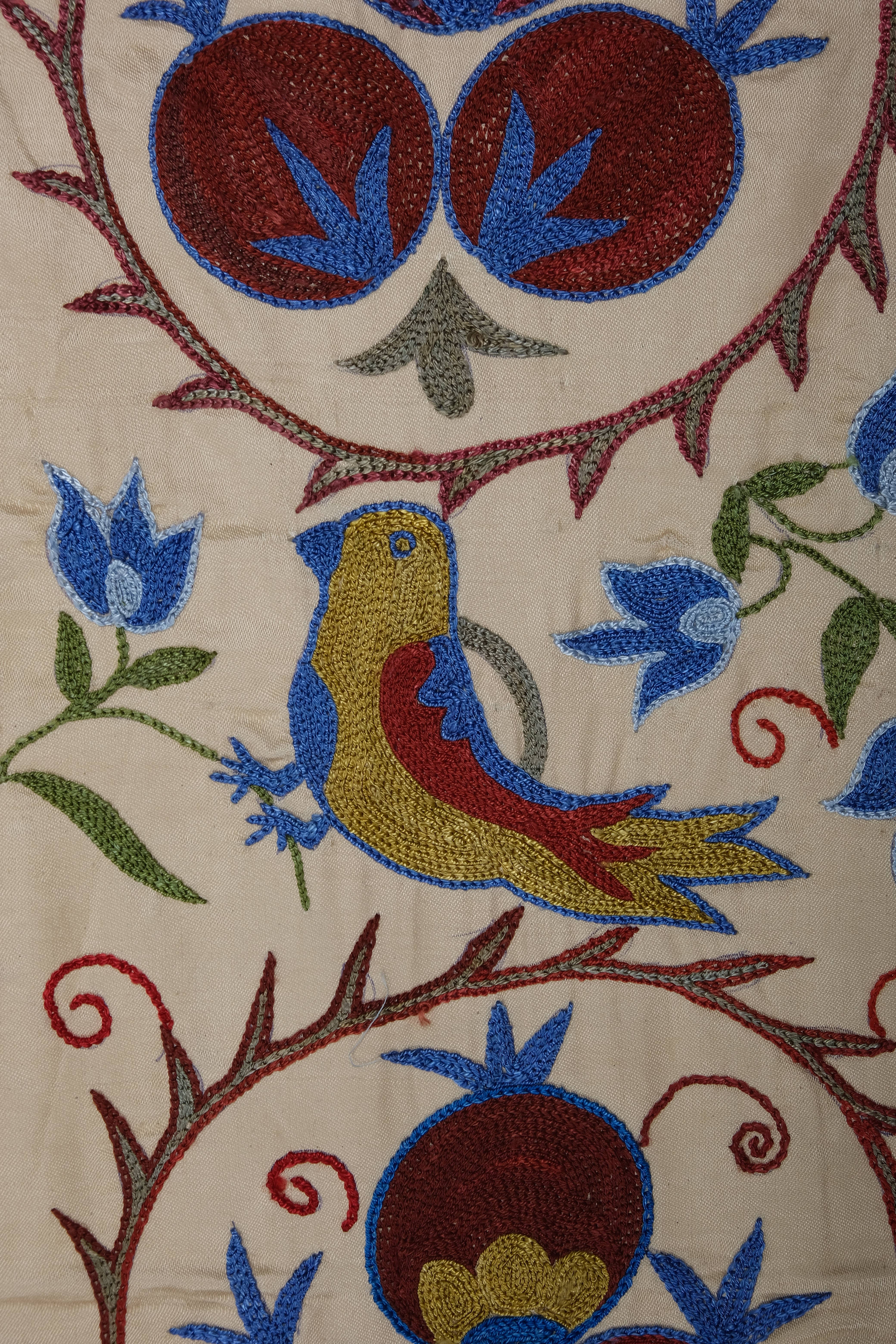 Bird Suzani Table Runner | 1'9'' x 6'2''