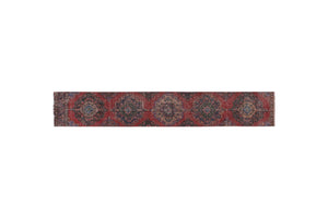 Vintage Turkish Runner Rug 2'1'' x 12'4''