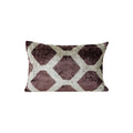 Silk Ikat Velvet Pillow Cover | 16'' x 24''