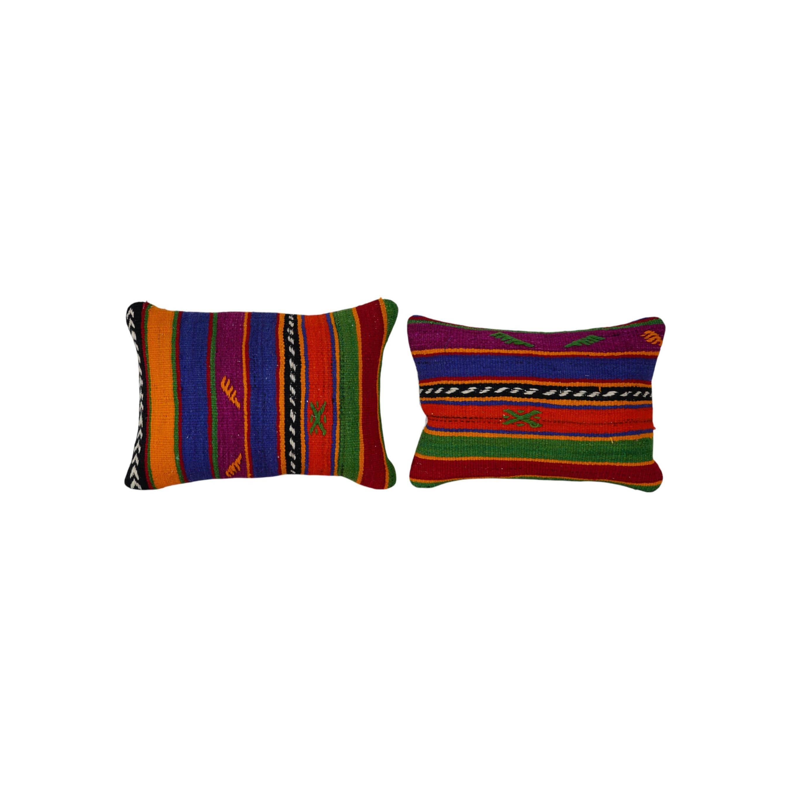 Kilim Pillow Cover Set of 2 | 13'' x 20''