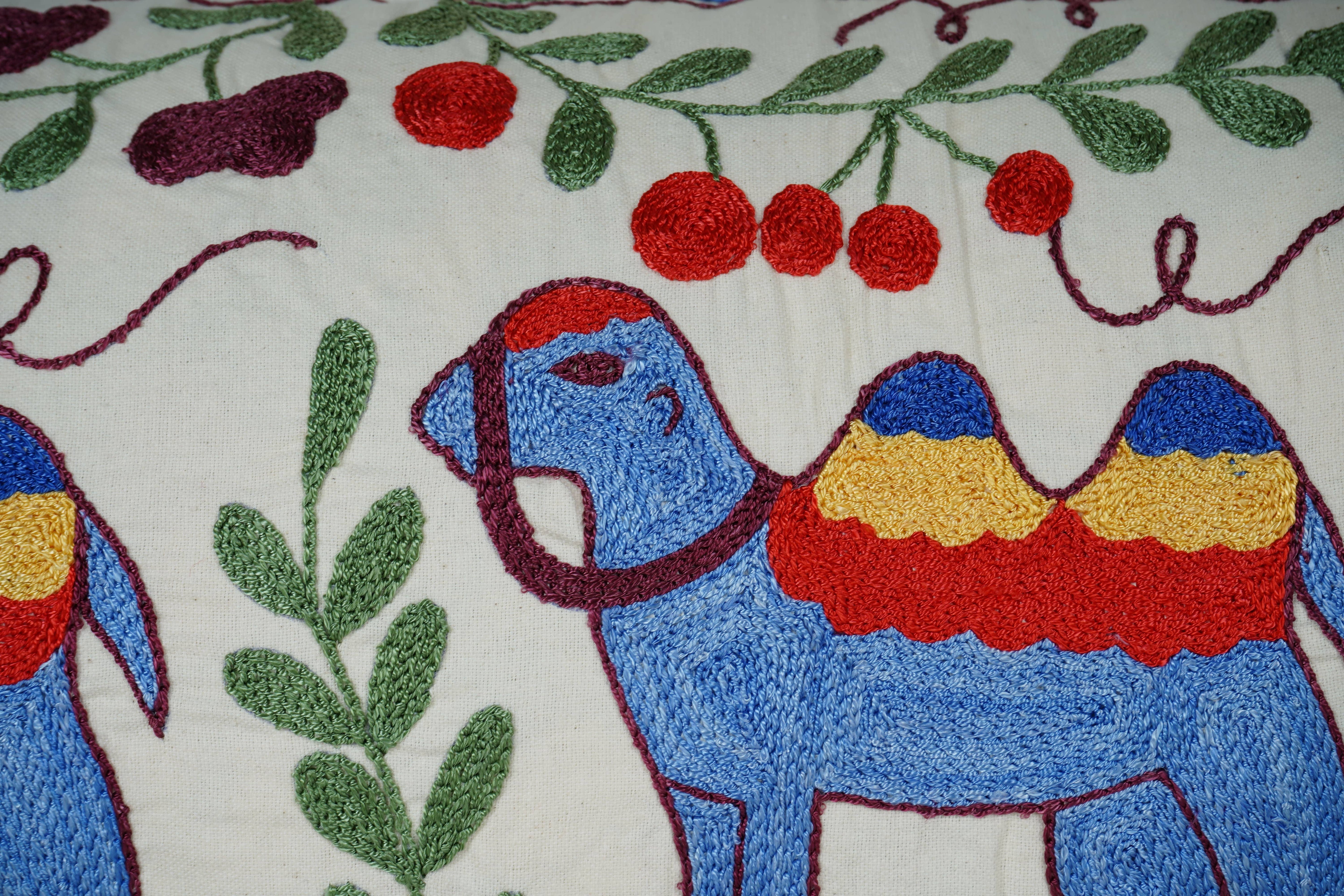 Suzani Bedding Pillow Cover | 17'' x 35''