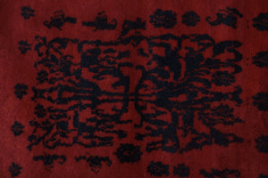 Vintage Turkish Shaggy Rug 41'' x 55''