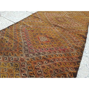 Vintage Turkish Kilim Runner 2'4'' x 8'9''
