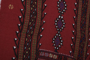 Vintage Turkish Kilim Rug 4'9'' x 7'7''