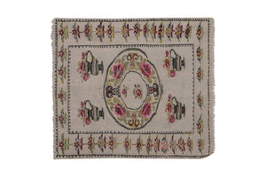 Vintage Turkish Kilim Rug 33'' x 40''