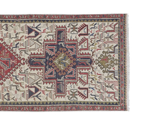 Vintage Turkish Soumac Kilim Rug 2'4'' x 6'4''