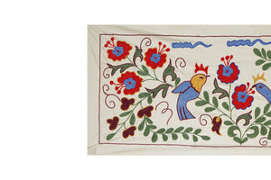 Bird Suzani Wall Hanging & Tablecloth | 17'' x 38''