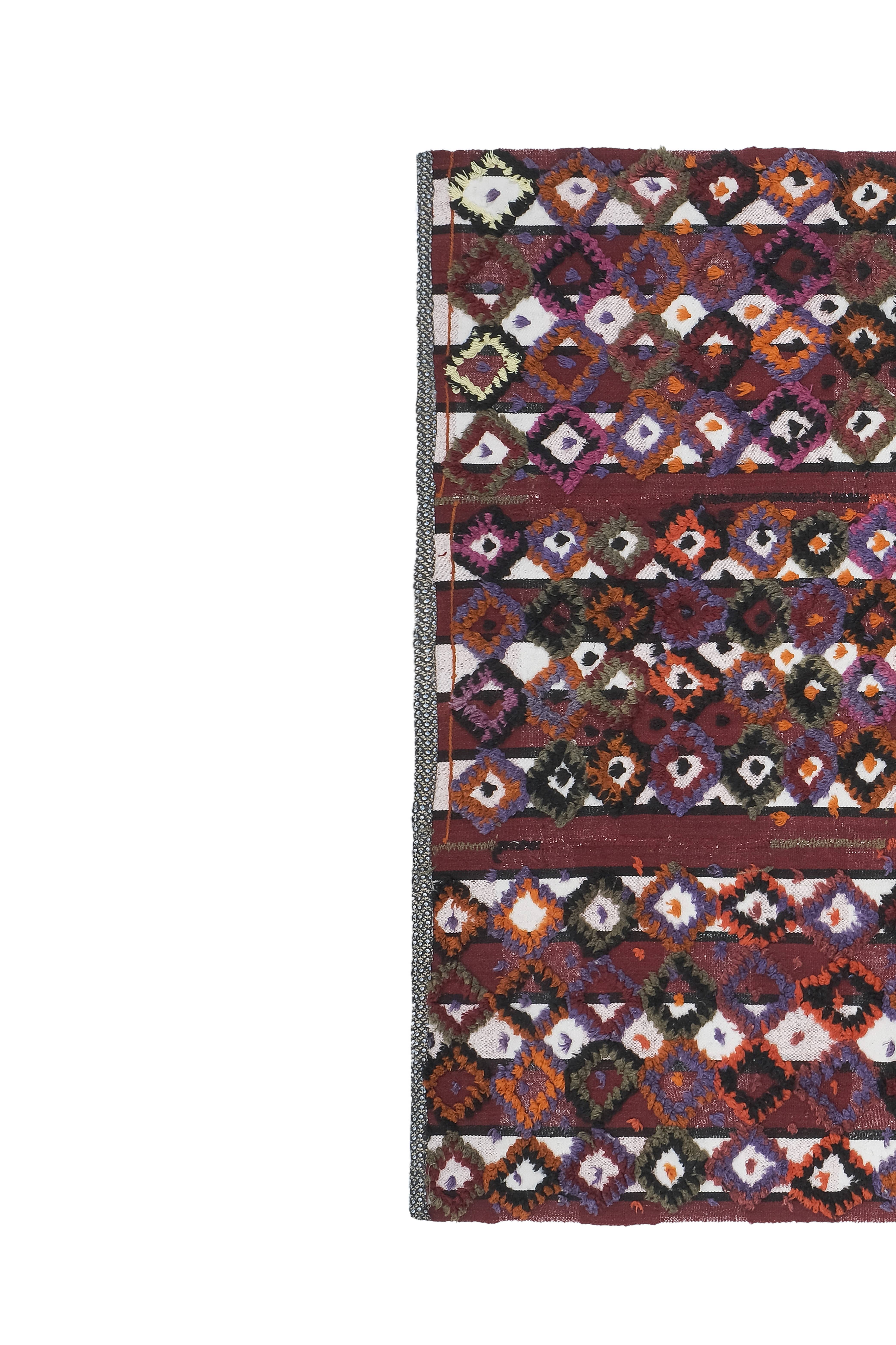 Vintage Turkish Tulu Rug 5'1'' x 7'1''