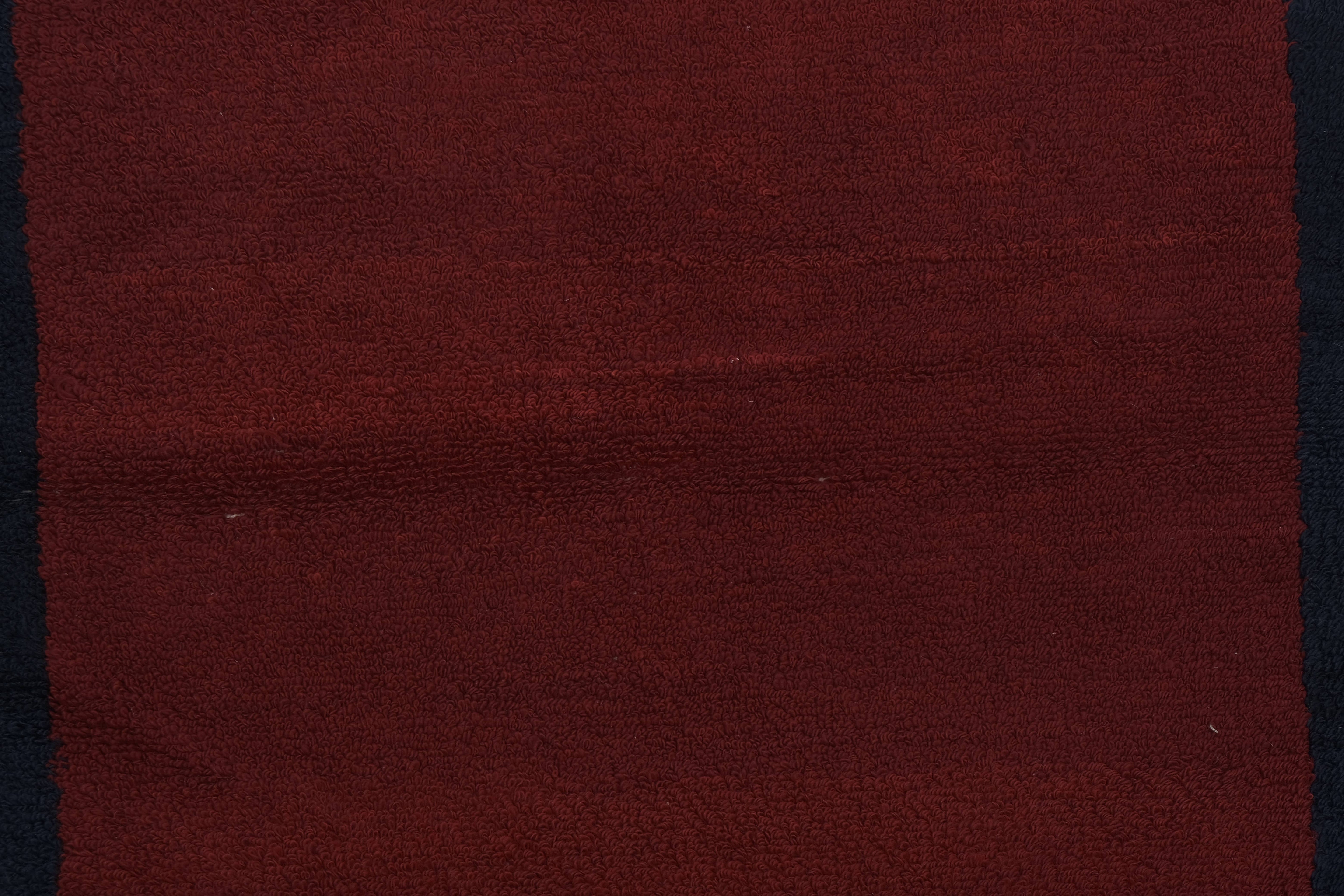 Vintage Turkish Shaggy Rug 3'5'' x 5'7''