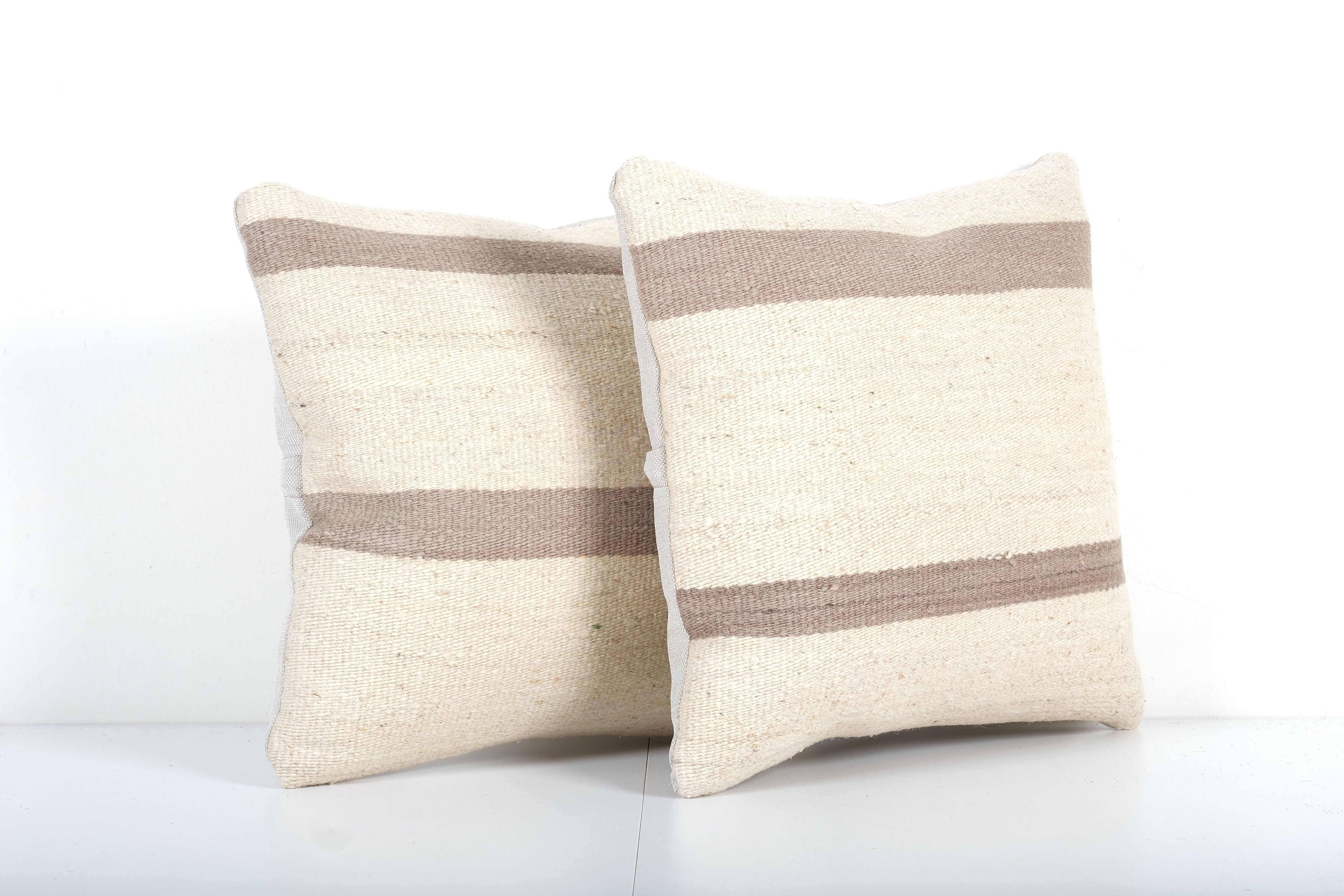 Kilim Pillow Cover Set of 2 | 16'' x 16''