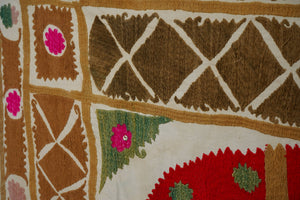 Suzani Wall Hanging & Tablecloth | 49'' x 52''