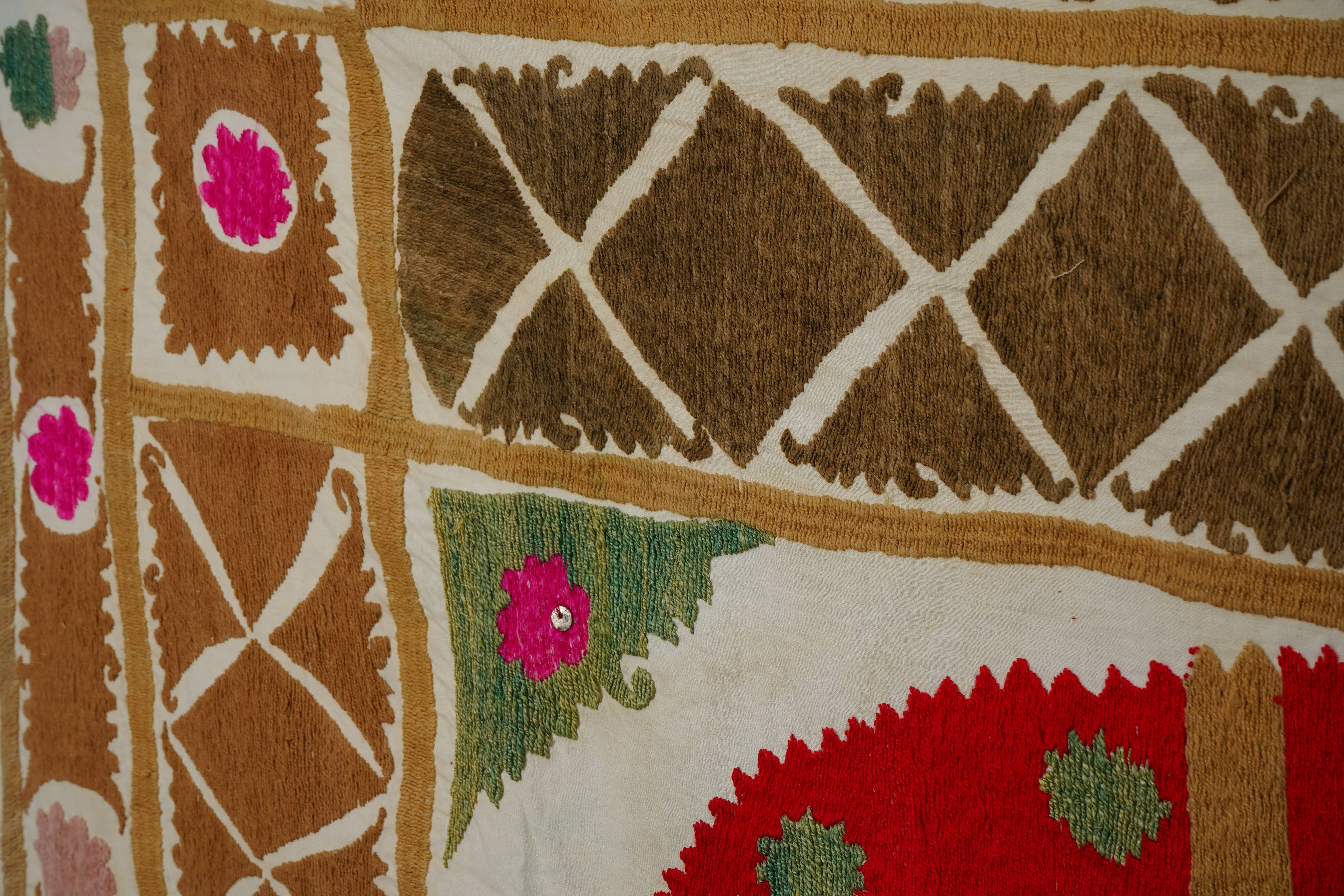 Suzani Wall Hanging & Tablecloth | 49'' x 52''