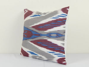 Silk Ikat Velvet Pillow Cover | 13'' x 15''