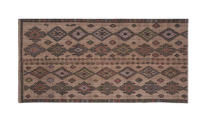 Vintage Turkish Kilim Rug 4'10'' x 9'9''
