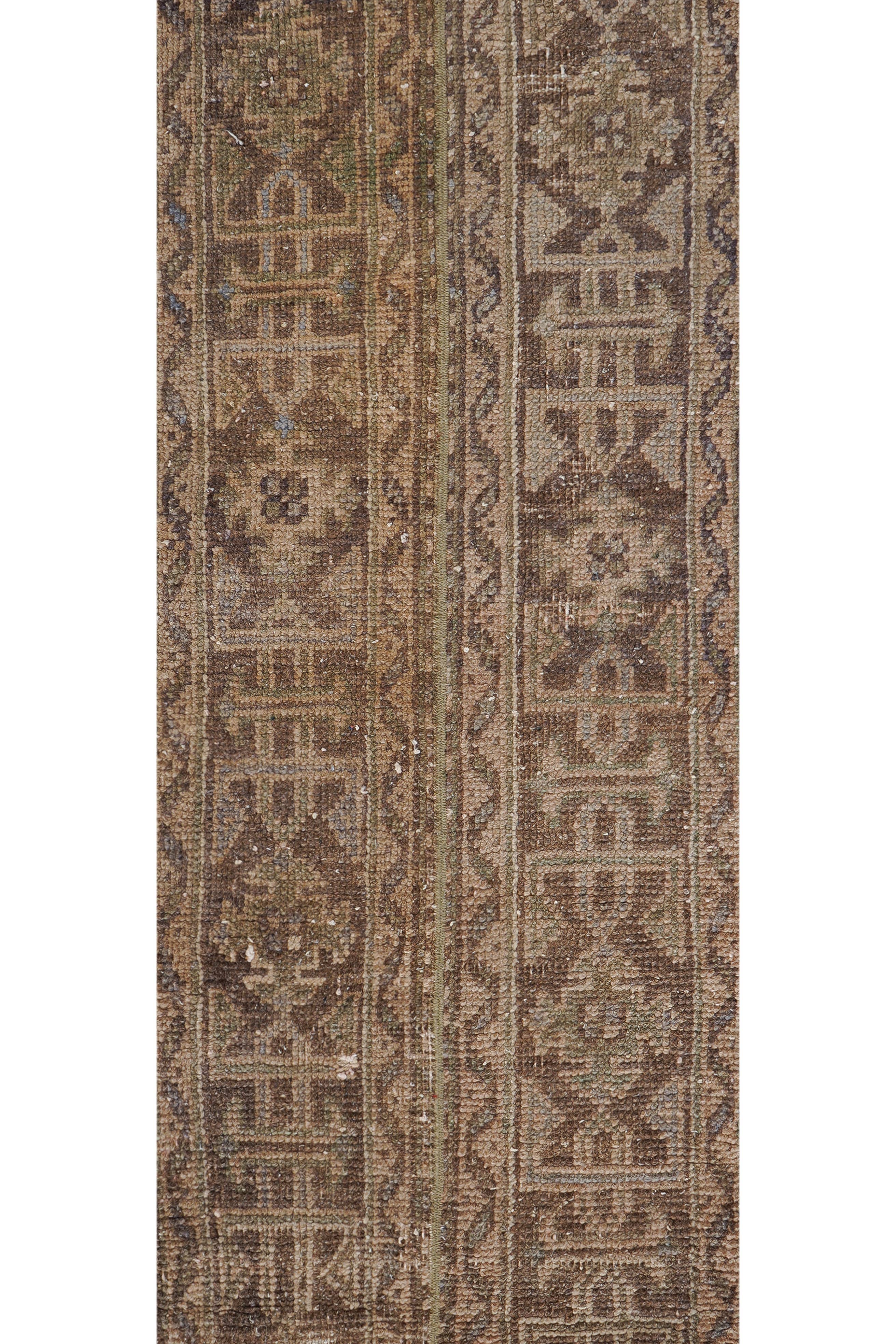 Vintage Oushak Runner 1'7'' x 18'3''