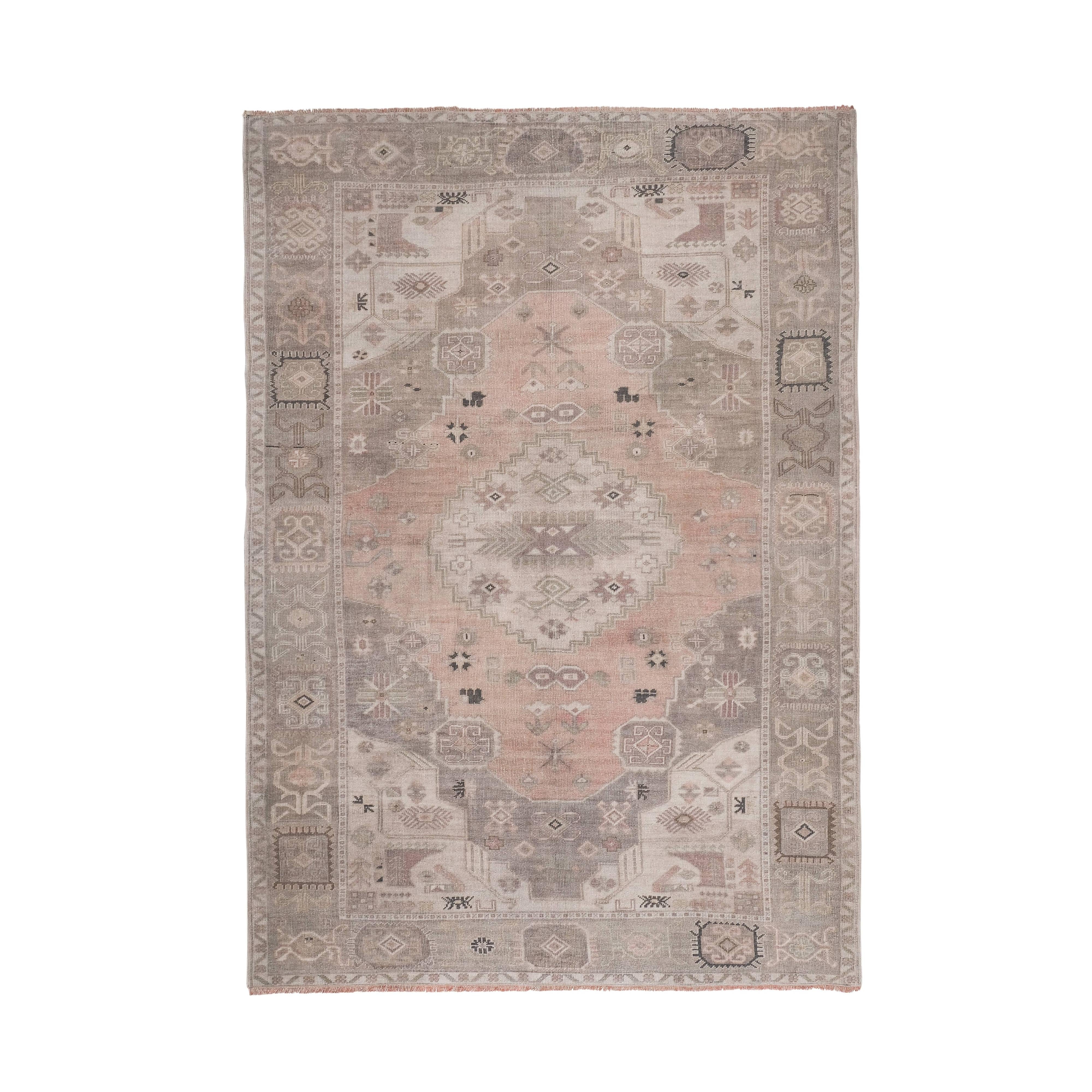 Vintage Oushak Rug 6'1'' x 8'6''