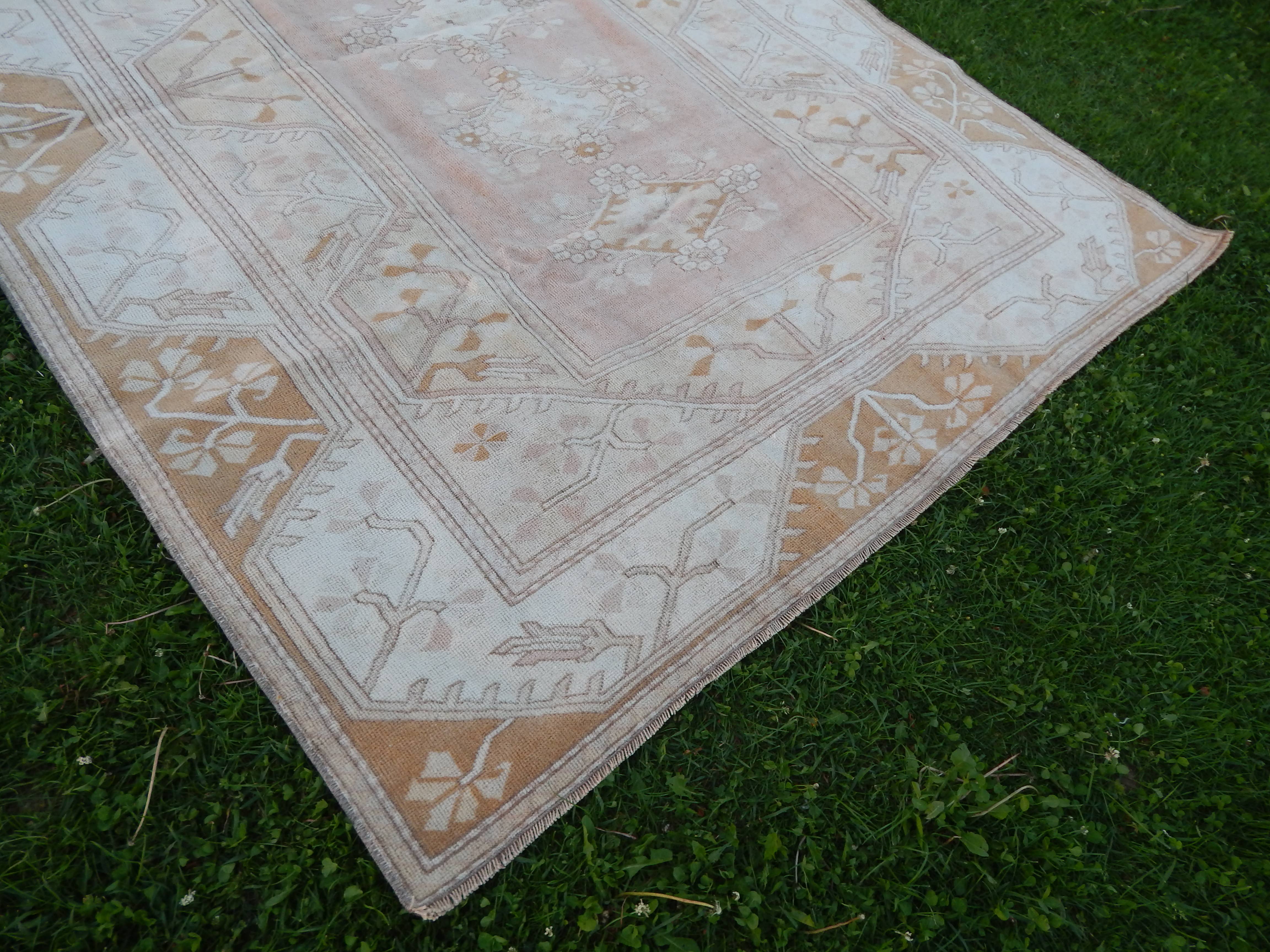 Vintage Turkish Rug 6'4'' x 8'9''