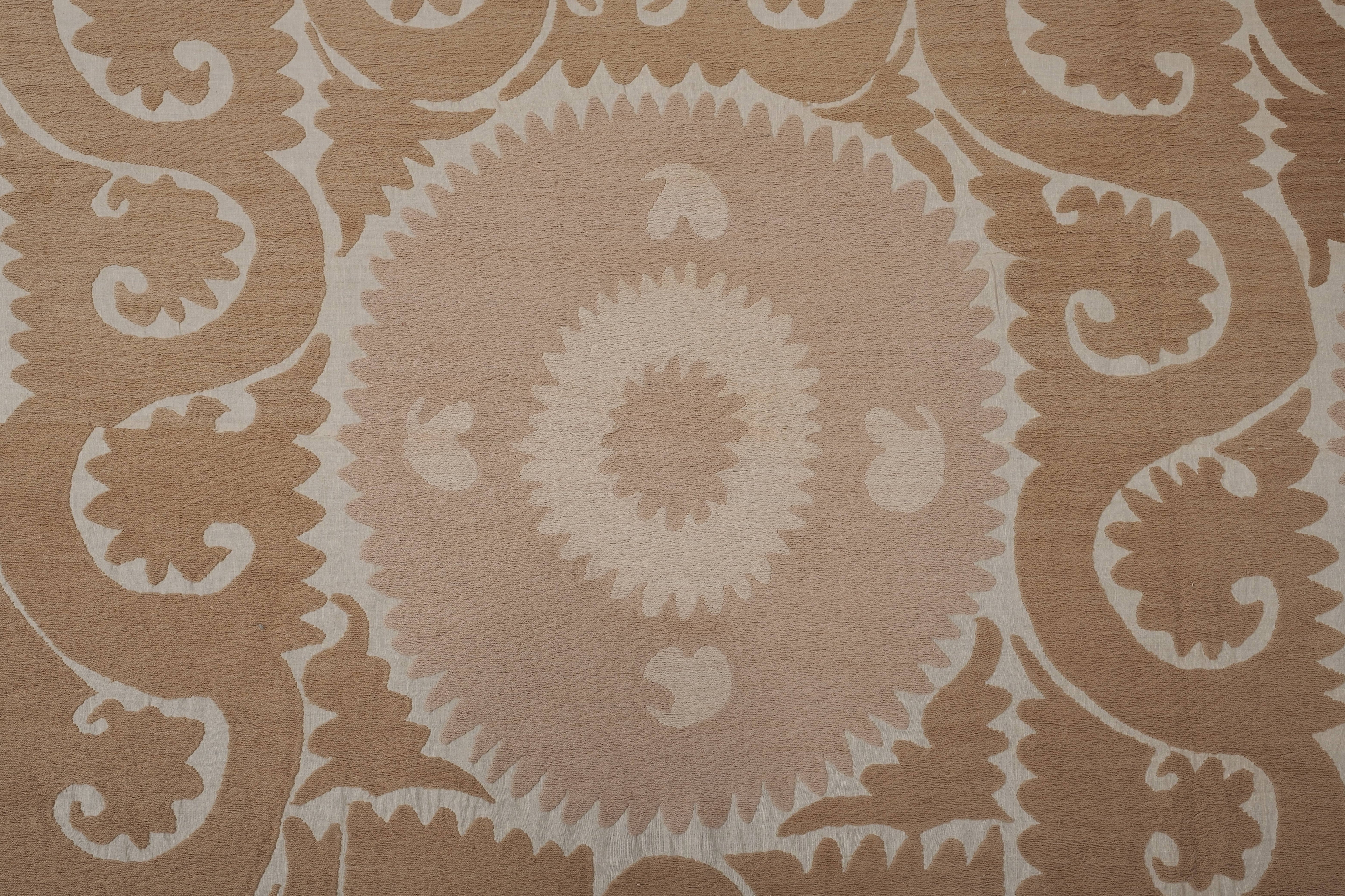 Camel Suzani Wall Hanging & Bedspread | 7'7'' x 12'4''
