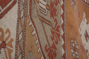 Vintage Milas Oushak Rug 6'2'' x 6'6''