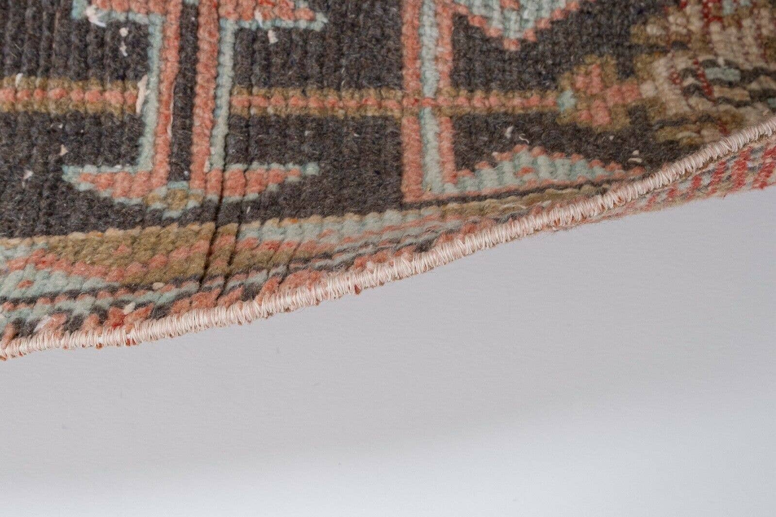 Vintage Turkish Runner Rug 1'7'' x 9'7''