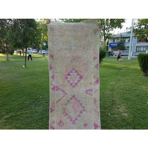 Vintage Turkish Runner Rug 2'7'' x 11'6''
