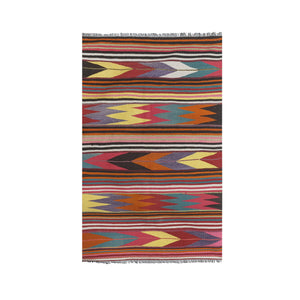 Vintage Turkish Kilim Rug 36'' x 59''