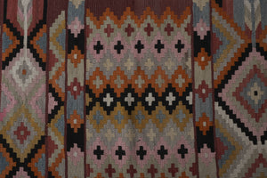 Vintage Turkish Kilim Runner 2'7'' x 14'8''