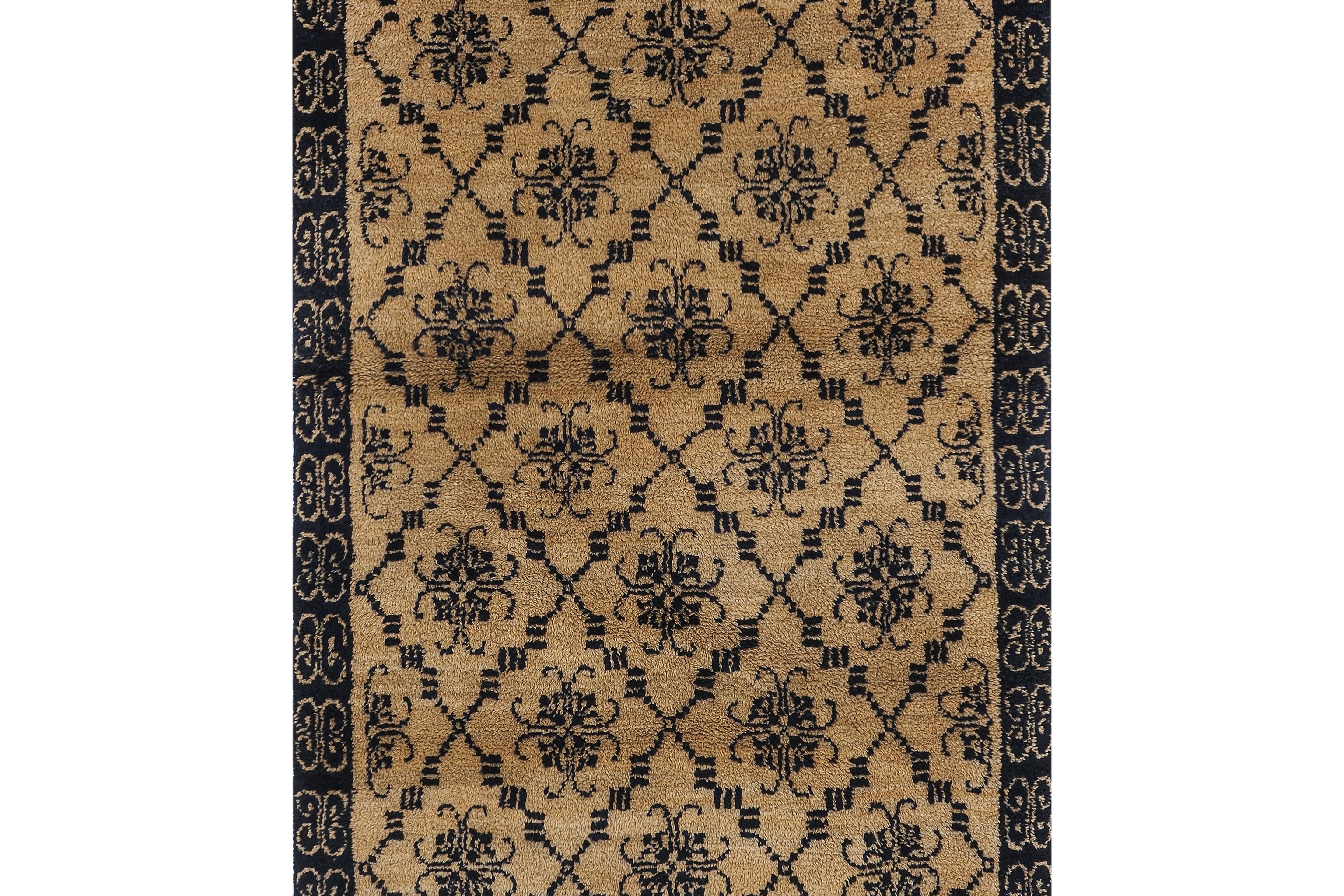 Vintage Turkish Tulu Rug 3'7'' x 6'3''