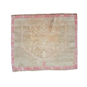 Vintage Oushak Rug 23'' x 28''