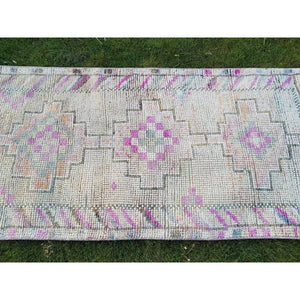 Vintage Herki Runner Rug 2'7'' x 11'10''