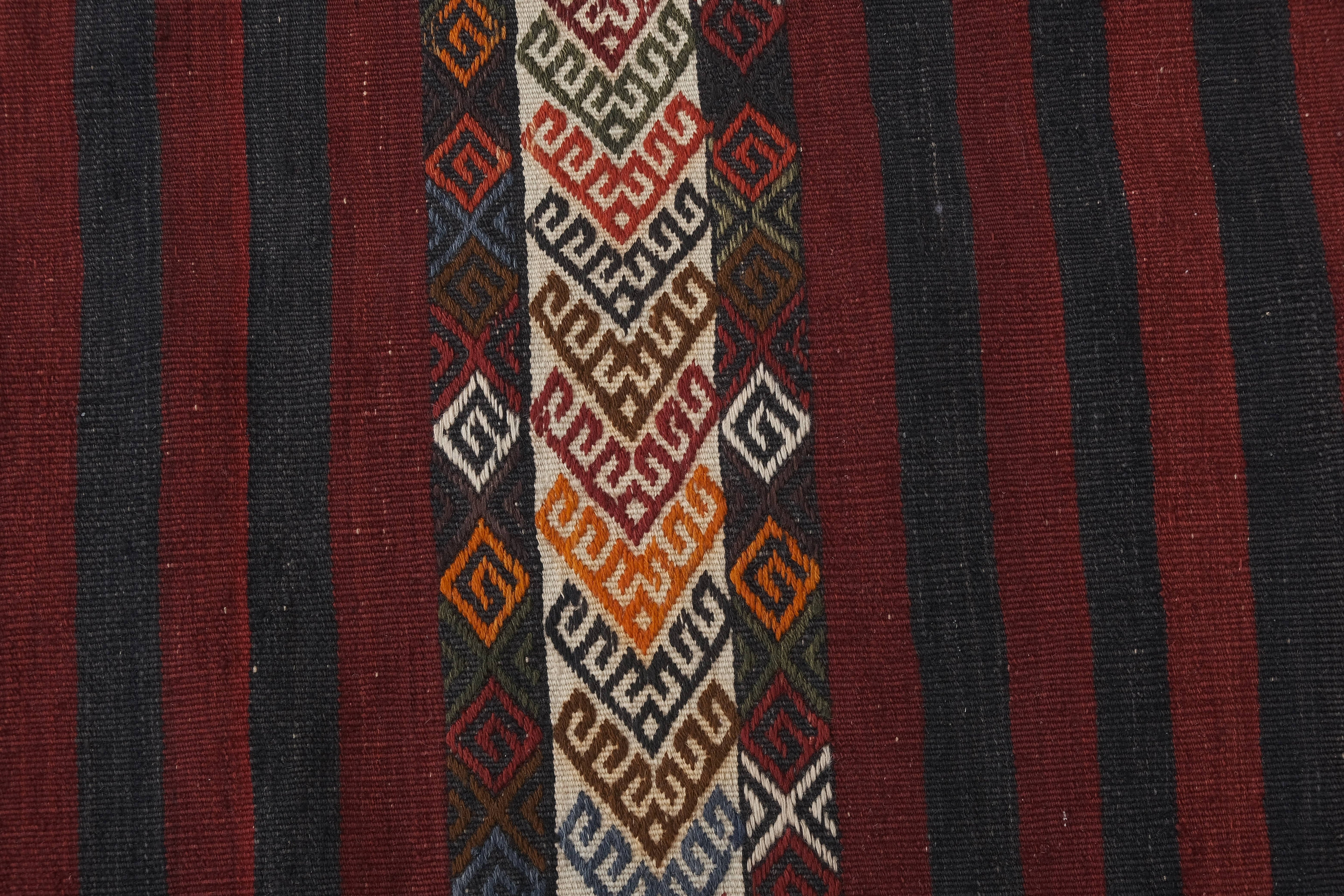 Vintage Turkish Kilim Runner 2'5'' x 20'8''