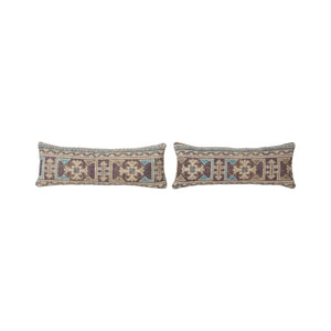 Rug Pillow Cover Set of 2 | 10'' x 26''