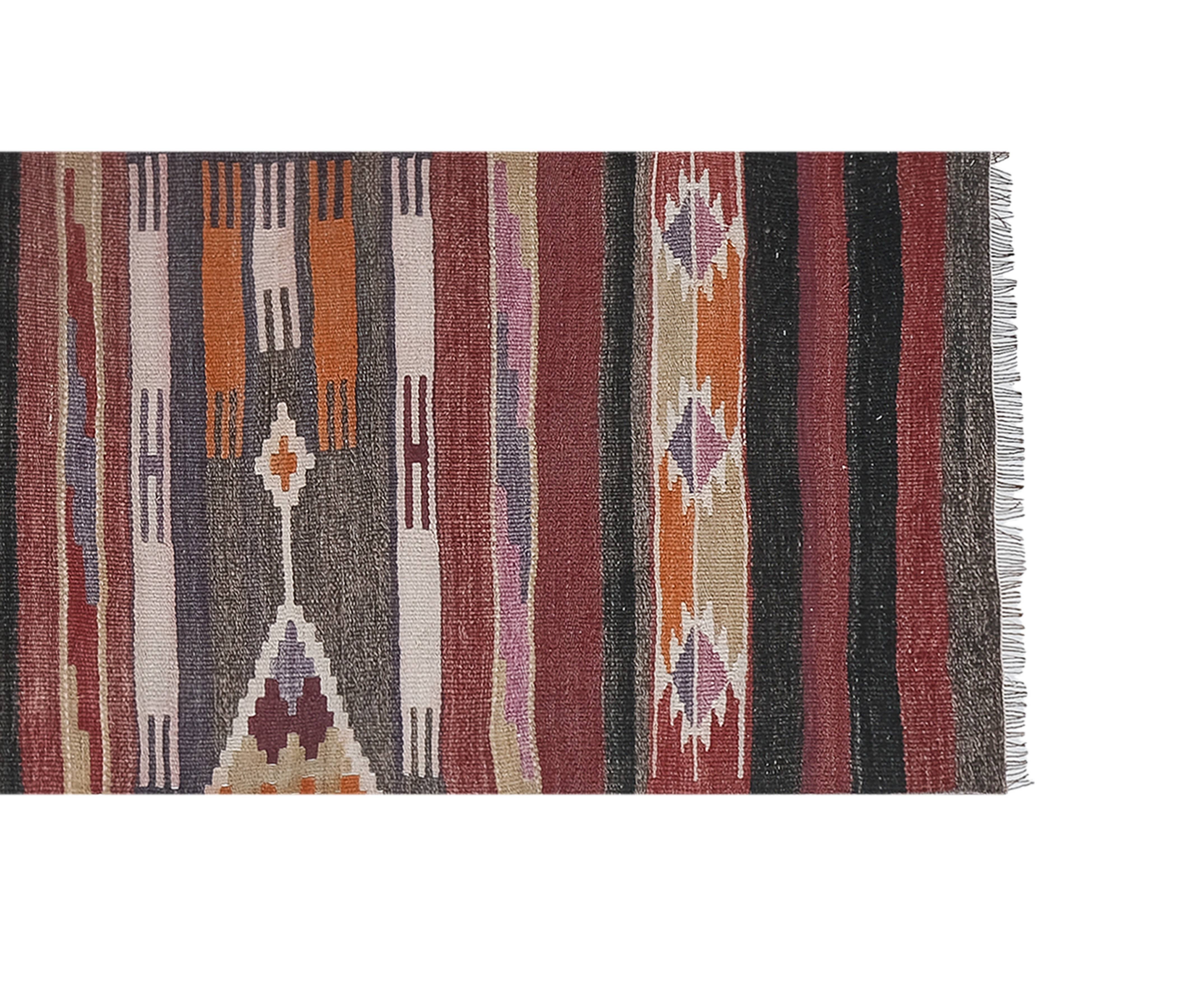 Vintage Turkish Anatolian Kilim Runner 2'7'' x 10'9''