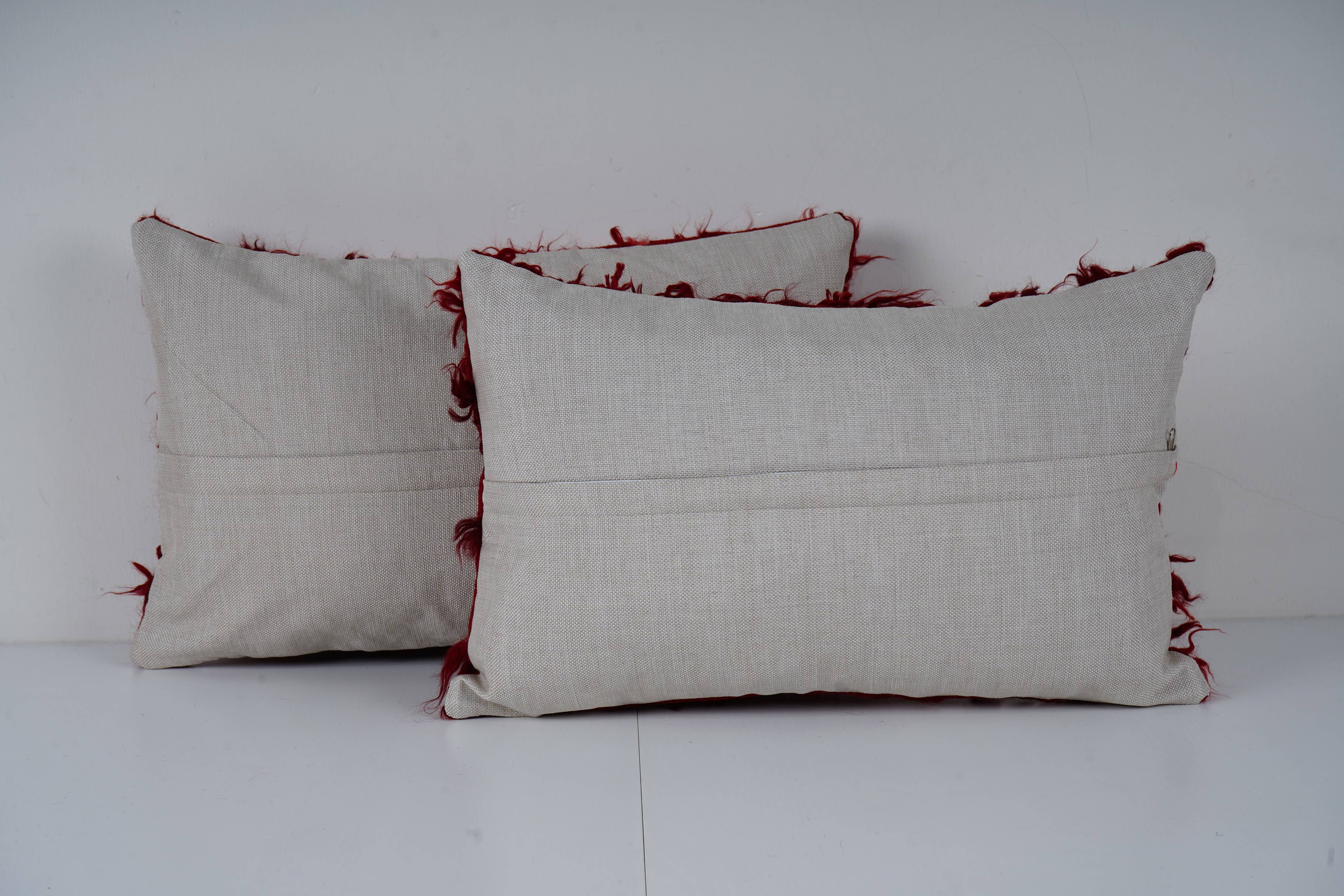 Rug Pillow Cover Set of 2 | 12'' x 20''
