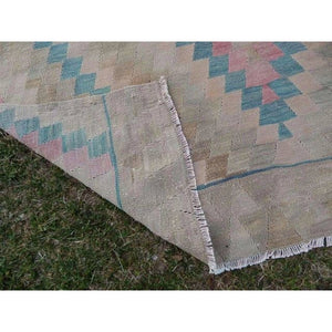 Vintage Turkish Kilim Runner 4'9'' x 11'1''