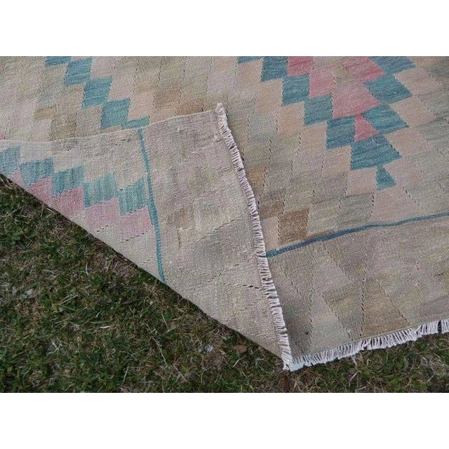 Vintage Turkish Kilim Runner 4'9'' x 11'1''