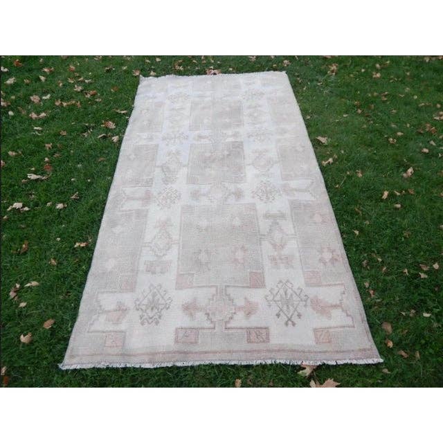 Vintage Oushak Rug 4'3'' x 8'