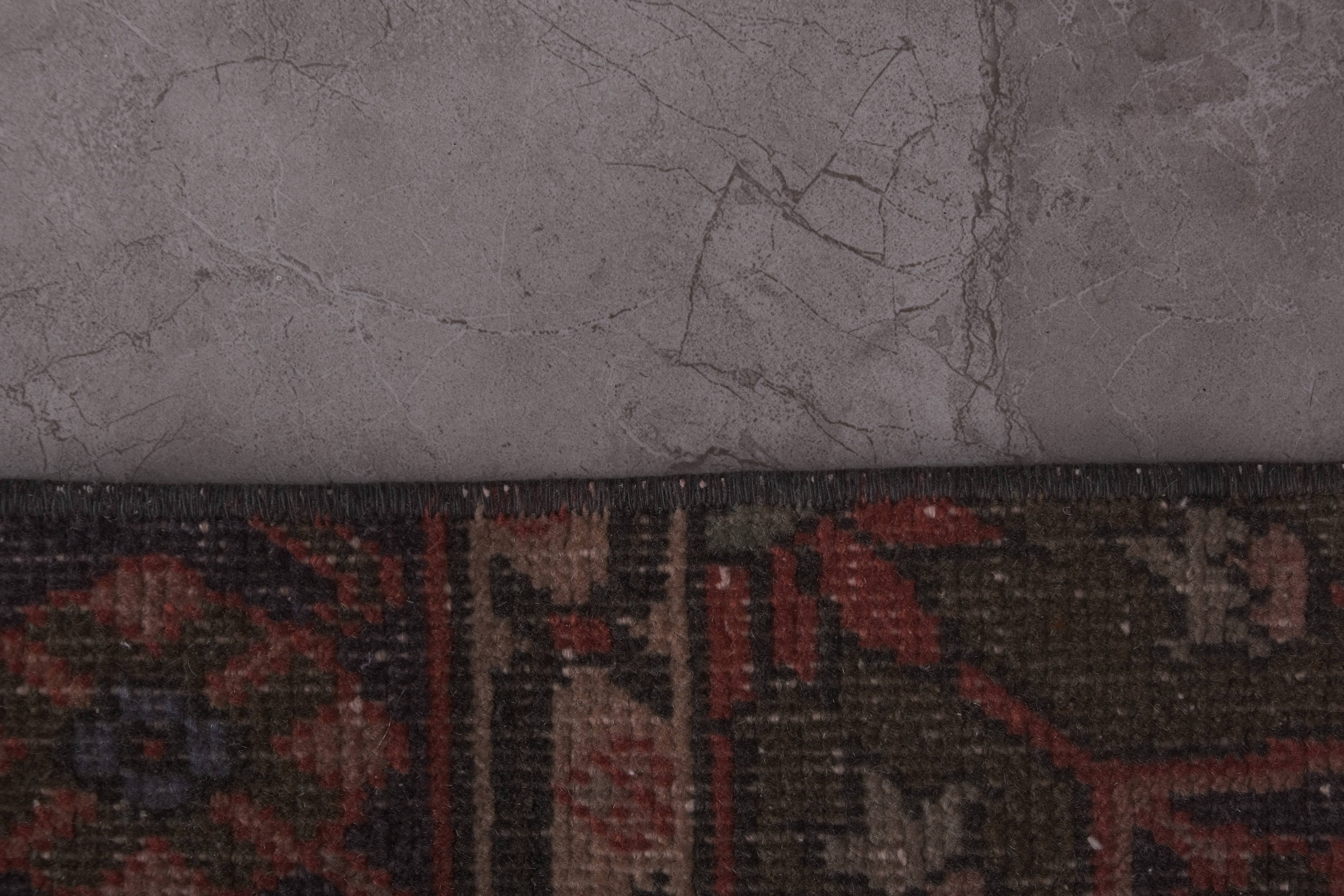 Vintage Turkish Runner Rug 3'4'' x 13'3''