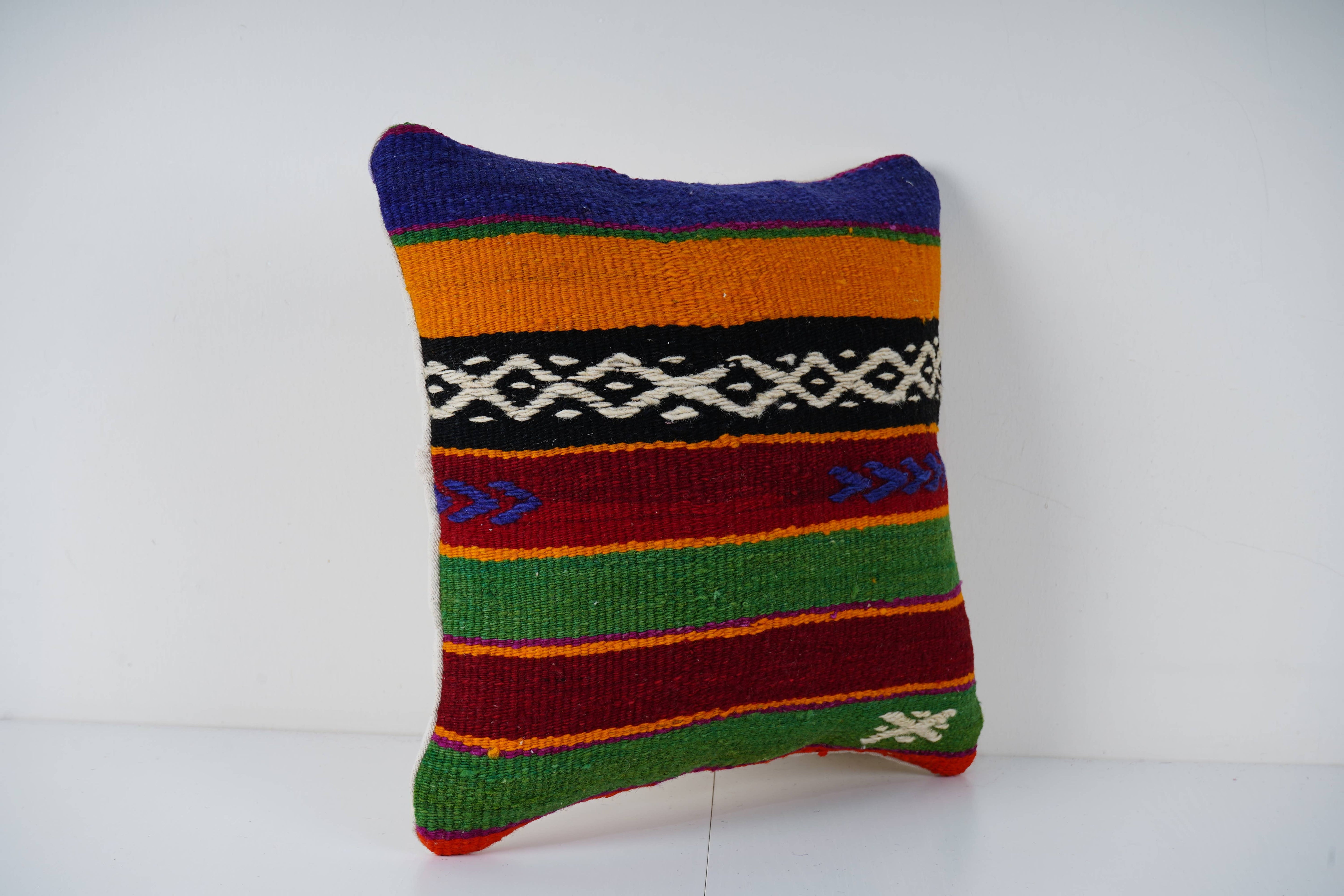 Kilim Pillow Cover | 16'' x 16''