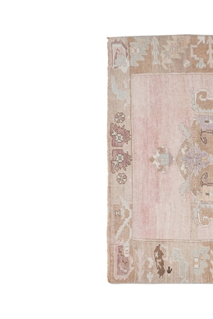 Vintage Turkish Karapinar Runner Rug 5'1'' x 12'2''
