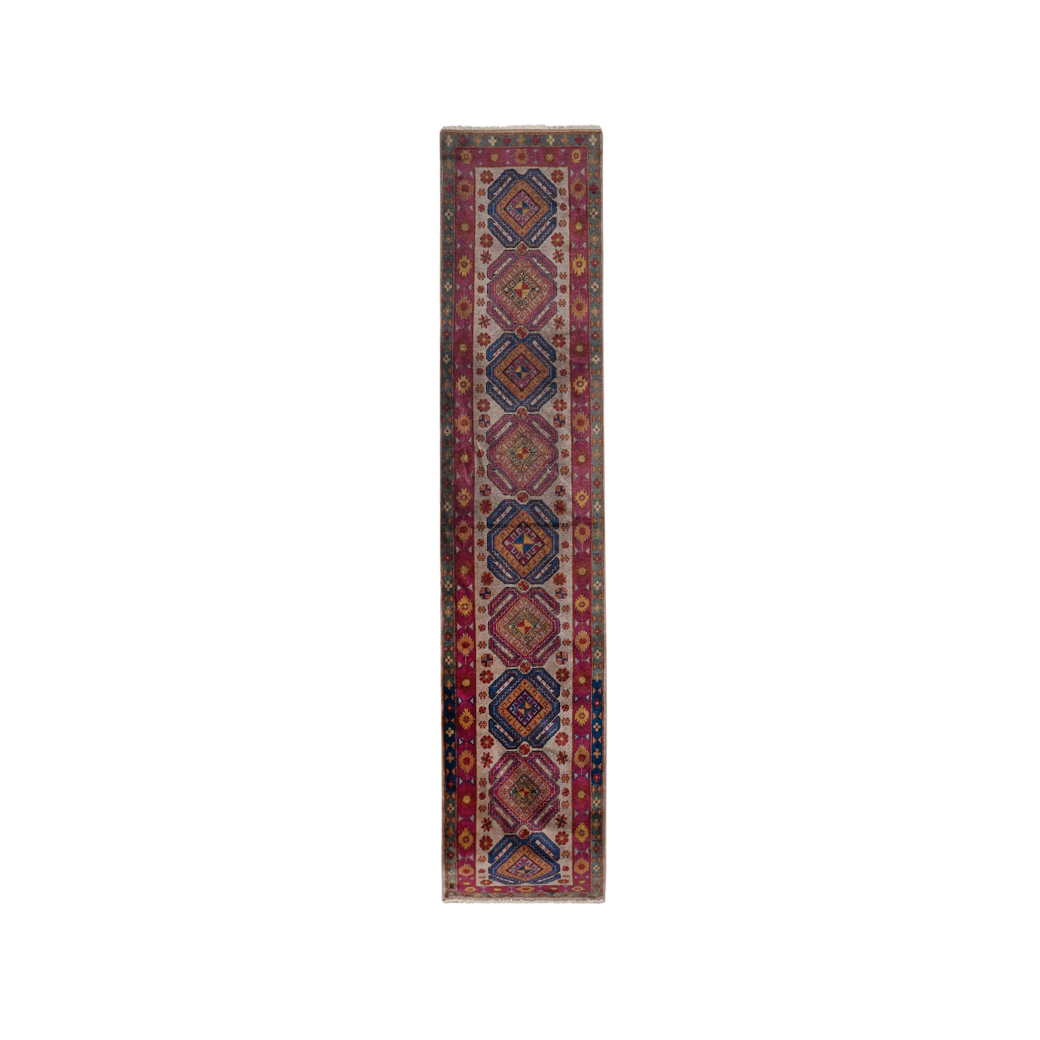Vintage Caucasian Runner 2'3'' x 10'9''