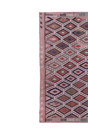 Vintage Turkish Kilim Rug 5'10'' x 9'7''