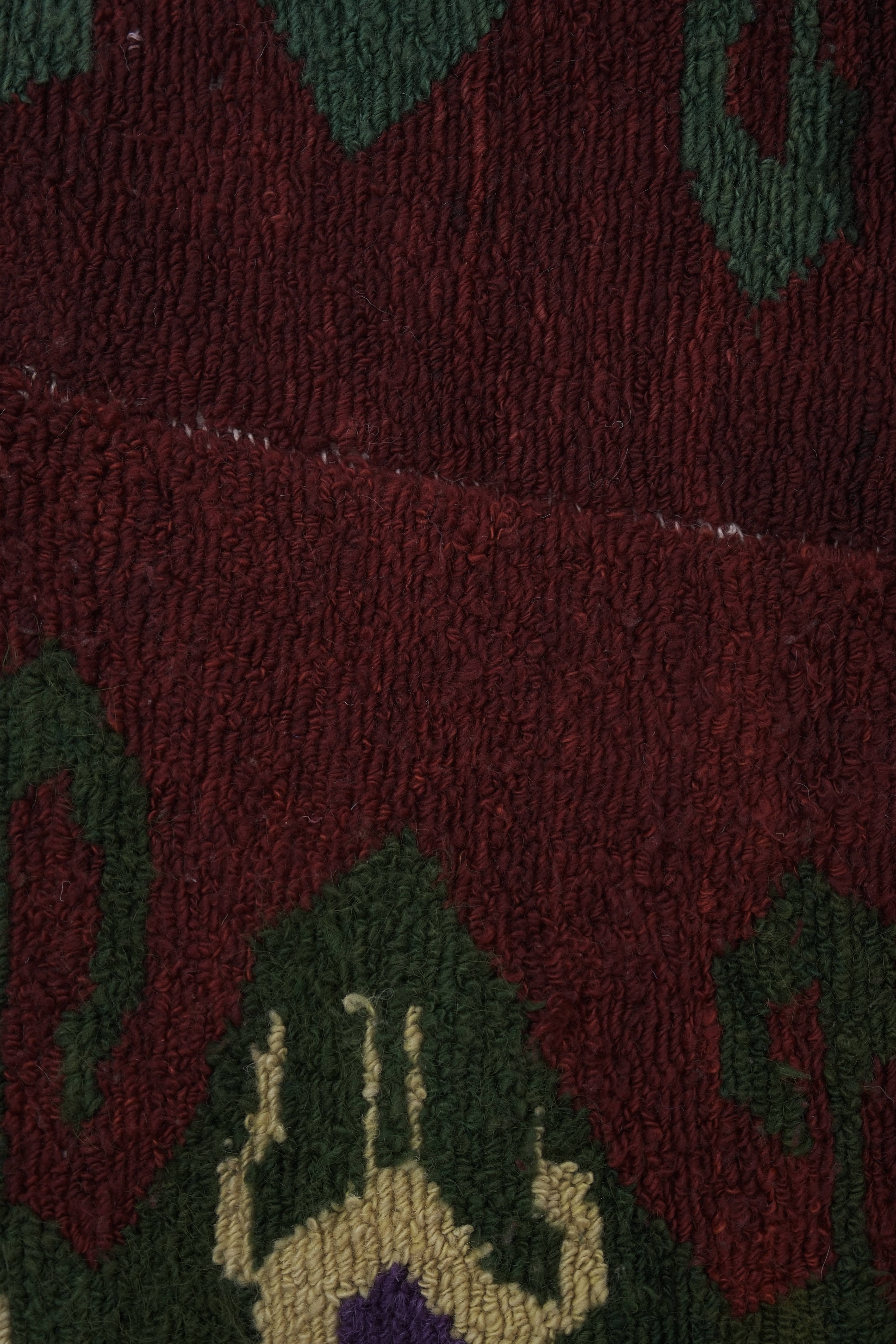 Vintage Turkish Tulu Rug 4'5'' x 5'1''
