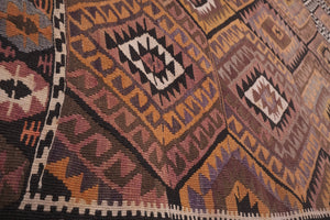 Vintage Kars Kilim Rug 4'4'' x 11'10''